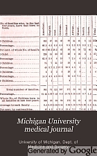 Michigan University medical journal.