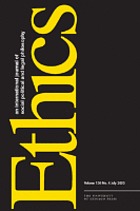 Ethics : an international journal of social, political and legal philosophy.