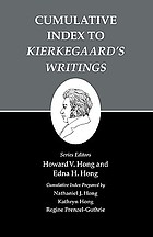 Cumulative index to Kierkegaard's writings : the works of Søren Kierkegaard