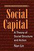 Social capital : a theory of social structure... by  Nan Lin 