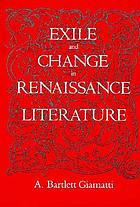Exile and change in Renaissance literature