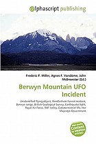 Berwyn Mountain UFO incident