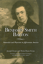 Benjamin Smith Barton : naturalist and physician in Jeffersonian America
