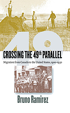 Crossing the 49th parallel : migration from Canada to the United States, 1900-1930