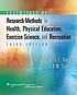 Essentials of Research Methods in Health, Physical... ผู้แต่ง: Kris Berg