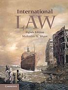 Front cover image for International law