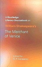A Routledge literary sourcebook on William Shakespeare's The Merchant of Venice