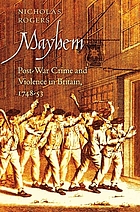 Confronting the crime wave : demobilization and disorder in mid-eighteenth-century Britain