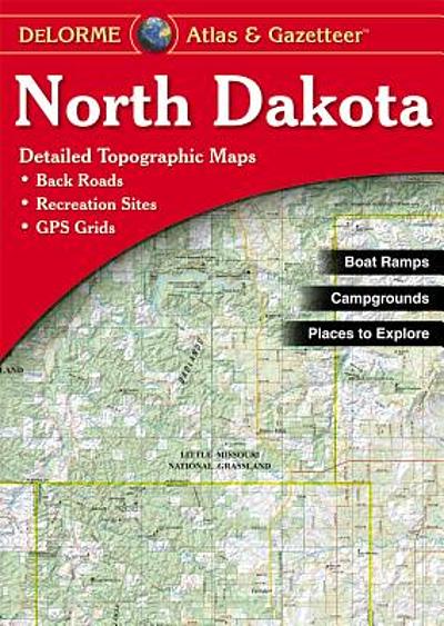 North Dakota atlas & gazetteer : detailed topographic maps : outdoor ...