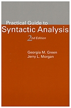 Practical guide to syntactic analysis