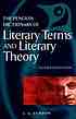 A dictionary of literary terms and literary theory by  J  A Cuddon 