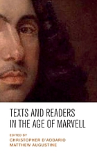 Texts and readers in the age of Marvell