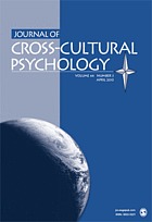 Journal of cross-cultural psychology.