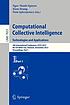 Computational collective intelligence : technologies... by Ngoc Thanh Nguyen, (Computer scientist)