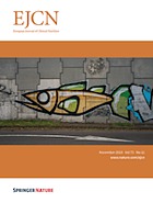 EJCN : European journal of clinical nutrition.