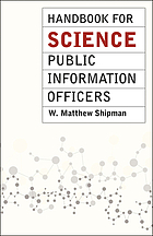 Handbook for science public information officers