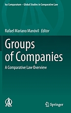Groups of companies : a comparative law overview