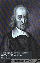 The English works of Thomas Hobbes of Malmesbury,