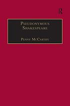 Pseudonymous Shakespeare Rioting Language in the Sidney Circle
