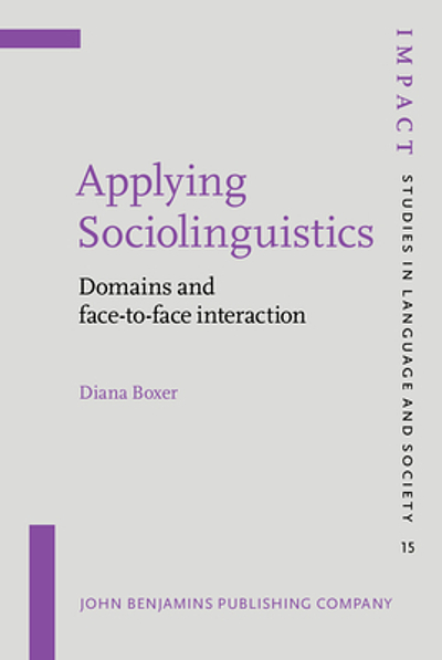 domains　sociolinguistics　Applying　interaction　and　face-to-face