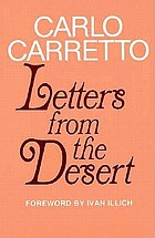 Letters from the desert