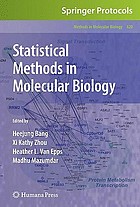 Statistical methods in molecular biology