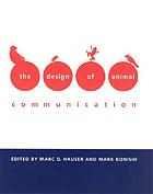 Front cover image for The Design of animal communication