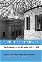 Social policy review 22 : analysis and debate in social policy, 2010