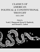 Classics of American political and constitutional thought