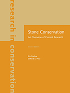 Stone conservation : an overview of current research