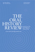 The oral history review.