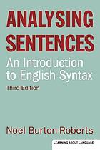 Analysing sentences : an introduction to English syntax