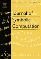 Journal of symbolic computation.