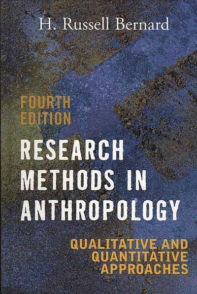 Research methods in anthropology : qualitative and quantitative ...
