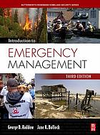 Introduction to Emergency Management.