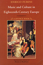 Music & culture in eighteenth-century Europe : a source book