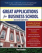 Great applications for business school
