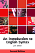 An introduction to English syntax by  Jim Miller 