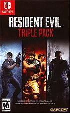 Resident evil triple pack. Cover Art