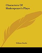 Characters of Shakespeare's plays