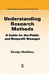 Understanding research methods : a guide for the... by  Donijo Robbins 