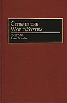 Cities in the world-system : 14th Conference : Papers.