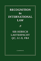 Recognition in international law