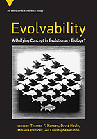 Front cover image for Evolvability : a unifying concept in evolutionary biology?