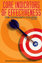 Core indicators of effectiveness for community colleges