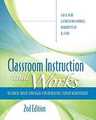 Classroom instruction that works : research-based strategies for increasing student achievement