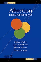 Front cover image for Abortion : three perspectives