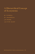 A Hierarchical concept of ecosystems