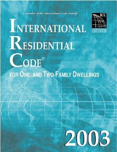 Residential Code R303 International residential code, 2003 : for one- and two-family ...