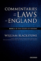 Oxford edition of blackstone : commentaries on the laws of england.